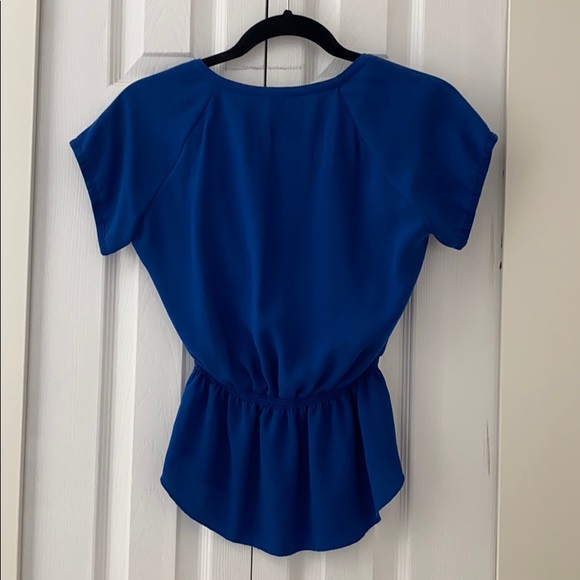 Aritzia wrap peplum blouse - Picture 2 of 2